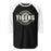 Conroe High School Tigers Unisex 3/4 sleeve Raglan T-shirt 011