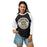Woman wearing Cypress Park High School Tigers Unisex 3/4 sleeve Raglan T-shirt 203