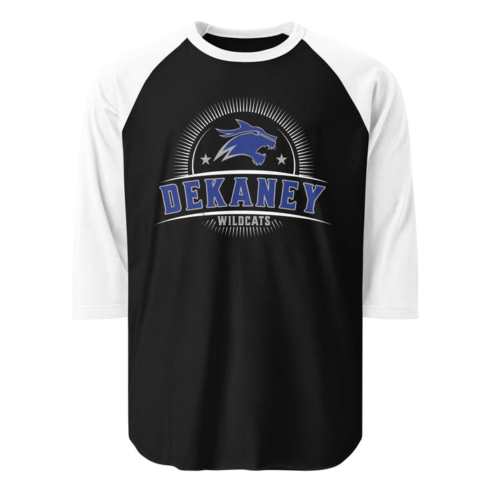 Dekaney High School Wildcats Unisex 3/4 sleeve Raglan T-shirt 221