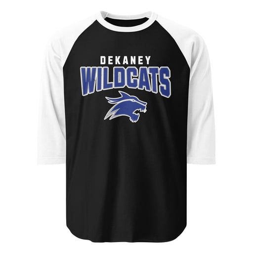 Dekaney High School Wildcats Unisex 3/4 sleeve Raglan T-shirt 234