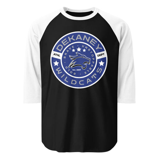 Dekaney High School Wildcats Unisex 3/4 sleeve Raglan T-shirt 237