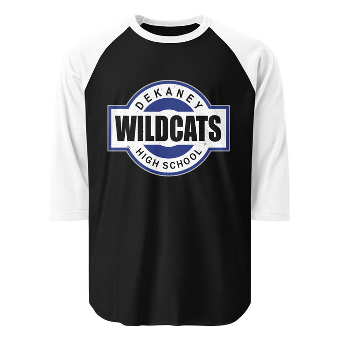 Dekaney High School Wildcats Unisex 3/4 sleeve Raglan T-shirt 011