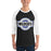 Man wearing Dekaney High School Wildcats Unisex 3/4 sleeve Raglan T-shirt 011