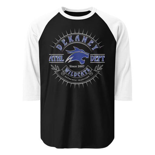 Dekaney High School Wildcats Unisex 3/4 sleeve Raglan T-shirt 201