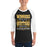 Man wearing Klein Oak High School Panthers Unisex 3/4 Sleeve Raglan T-shirt 237