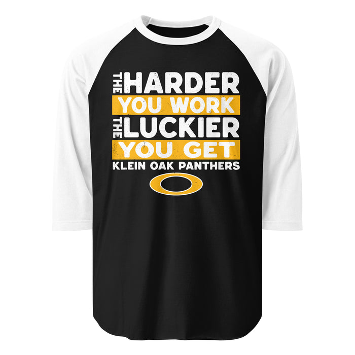 Klein Oak High School Panthers Unisex 3/4 Sleeve Raglan T-shirt 238