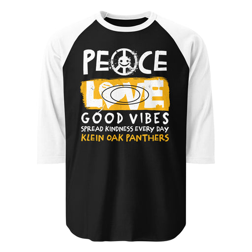 Klein Oak High School Panthers Unisex 3/4 Sleeve Raglan T-shirt 240