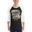 Man wearing Klein Oak High School Panthers Unisex 3/4 Sleeve Raglan T-shirt 232