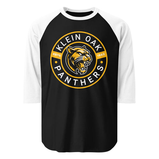 Klein Oak High School Panthers Unisex 3/4 Sleeve Raglan T-shirt 239