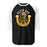 Klein Oak High School Panthers Unisex 3/4 Sleeve Raglan T-shirt 229