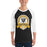 Man wearing Klein Oak High School Panthers Unisex 3/4 Sleeve Raglan T-shirt 212