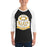 Man wearing Klein Oak High School Panthers Unisex 3/4 Sleeve Raglan T-shirt 219