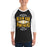 Man wearing Klein Oak High School Panthers Unisex 3/4 Sleeve Raglan T-shirt 210