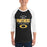 Man wearing Klein Oak High School Panthers Unisex 3/4 Sleeve Raglan T-shirt 040