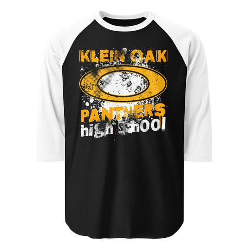 Klein Oak High School Panthers Unisex 3/4 Sleeve Raglan T-shirt 205