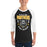 Man wearing Klein Oak High School Panthers Unisex 3/4 Sleeve Raglan T-shirt 204