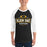 Man wearing Klein Oak High School Panthers Unisex 3/4 Sleeve Raglan T-shirt 202