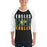 Man wearing Klein Forest High School Golden Eagles Unisex 3/4 Sleeve Raglan T-shirt 233