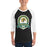 Man wearing Klein Forest High School Golden Eagles Unisex 3/4 Sleeve Raglan T-shirt 212