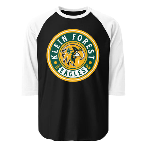 Klein Forest High School Golden Eagles Unisex 3/4 Sleeve Raglan T-shirt 220