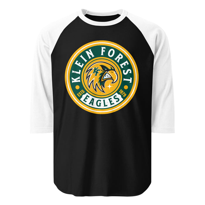 Klein Forest High School Golden Eagles Unisex 3/4 Sleeve Raglan T-shirt 220