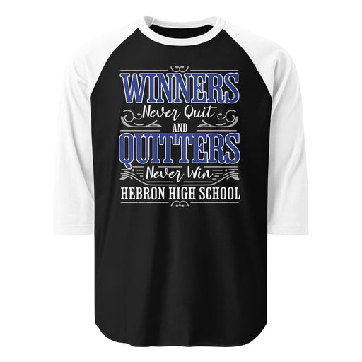 Hebron High School Hawks Unisex 3/4 sleeve Raglan T-shirt 237