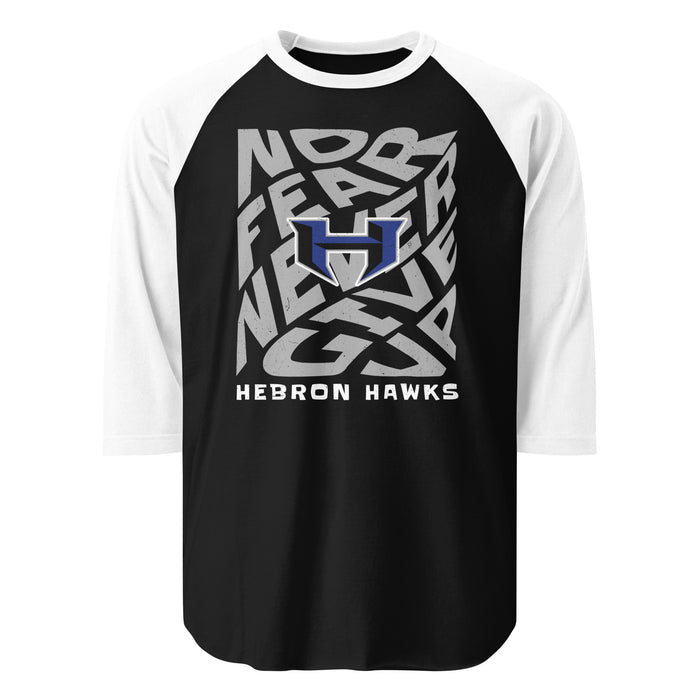 Hebron High School Hawks Unisex 3/4 sleeve Raglan T-shirt 236