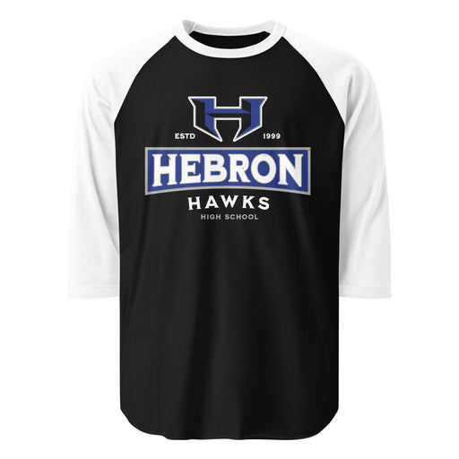 Hebron High School Hawks Unisex 3/4 sleeve Raglan T-shirt 202