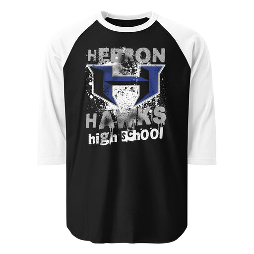 Hebron High School Hawks Unisex 3/4 sleeve Raglan T-shirt 205