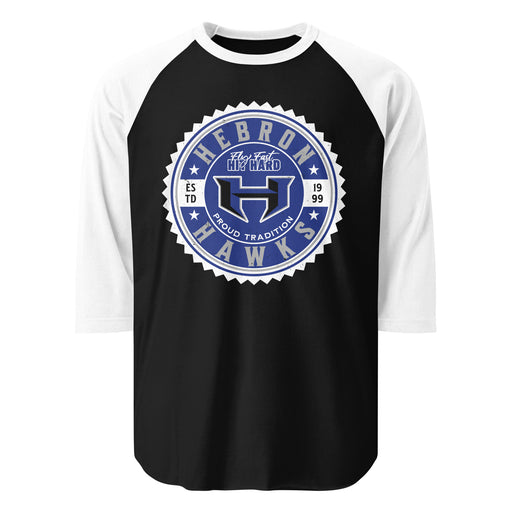 Hebron High School Hawks Unisex 3/4 sleeve Raglan T-shirt 203