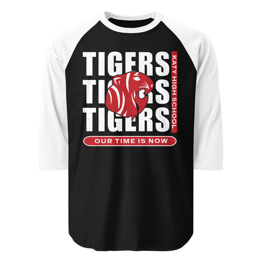 Katy High School Tigers Unisex 3/4 sleeve Raglan T-shirt 235