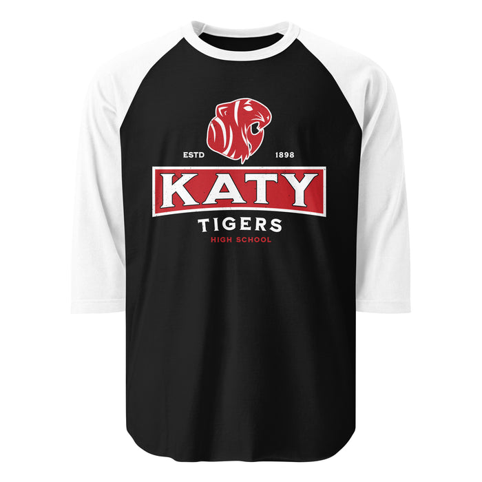 Katy High School Tigers Unisex 3/4 sleeve Raglan T-shirt 202