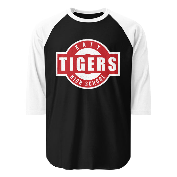 Katy High School Tigers Unisex 3/4 sleeve Raglan T-shirt 011