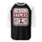 Lewisville High School Farmers Unisex 3/4 Sleeve Raglan T-shirt 001