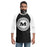 Front view of Martin High School Warriors Unisex 3/4 sleeve Raglan T-shirt 216