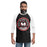 Front view of Martin High School Warriors Unisex 3/4 sleeve Raglan T-shirt 220