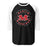 Martin High School Warriors Unisex 3/4 sleeve Raglan T-shirt 214