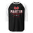 Martin High School Warriors Unisex 3/4 sleeve Raglan T-shirt 217