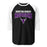 Morton Ranch High School Mavericks Unisex 3/4 sleeve Raglan T-shirt 234