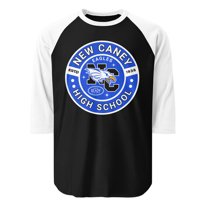 New Caney High School Eagles Unisex 3/4 sleeve Raglan T-shirt 239