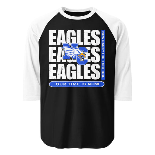 New Caney High School Eagles Unisex 3/4 sleeve Raglan T-shirt 235