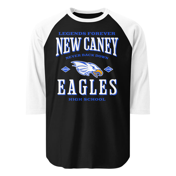 New Caney High School Eagles Unisex 3/4 sleeve Raglan T-shirt 230