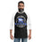 Front view of Man wearing New Caney High School Eagles Unisex 3/4 sleeve Raglan T-shirt 206