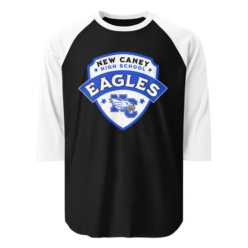 New Caney High School Eagles Unisex 3/4 sleeve Raglan T-shirt 221