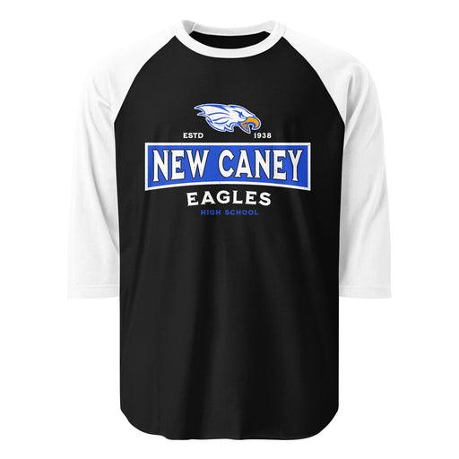New Caney High School Eagles Unisex 3/4 sleeve Raglan T-shirt 202