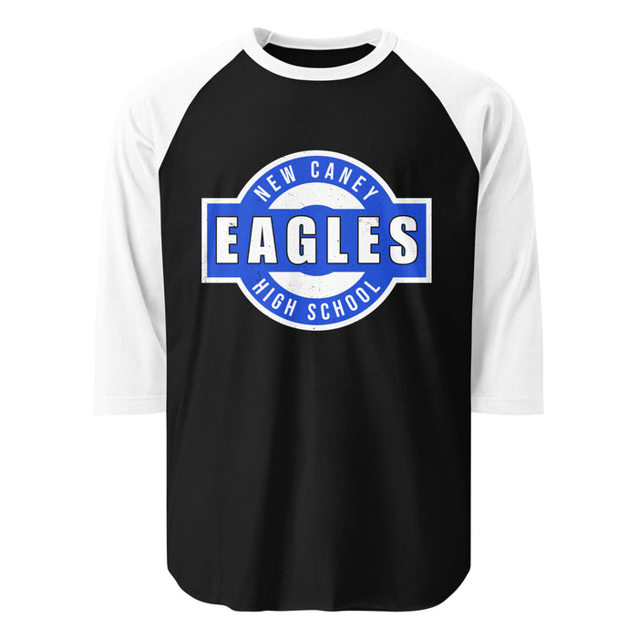 New Caney High School Eagles Unisex 3/4 sleeve Raglan T-shirt 011
