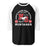 North Shore High School Mustangs Unisex 3/4 Sleeve Raglan T-shirt 208