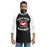 Front view of North Shore High School Mustangs Unisex 3/4 Sleeve Raglan T-shirt 228