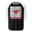 North Shore High School Mustangs Unisex 3/4 Sleeve Raglan T-shirt 235