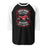 North Shore High School Mustangs Unisex 3/4 Sleeve Raglan T-shirt 207